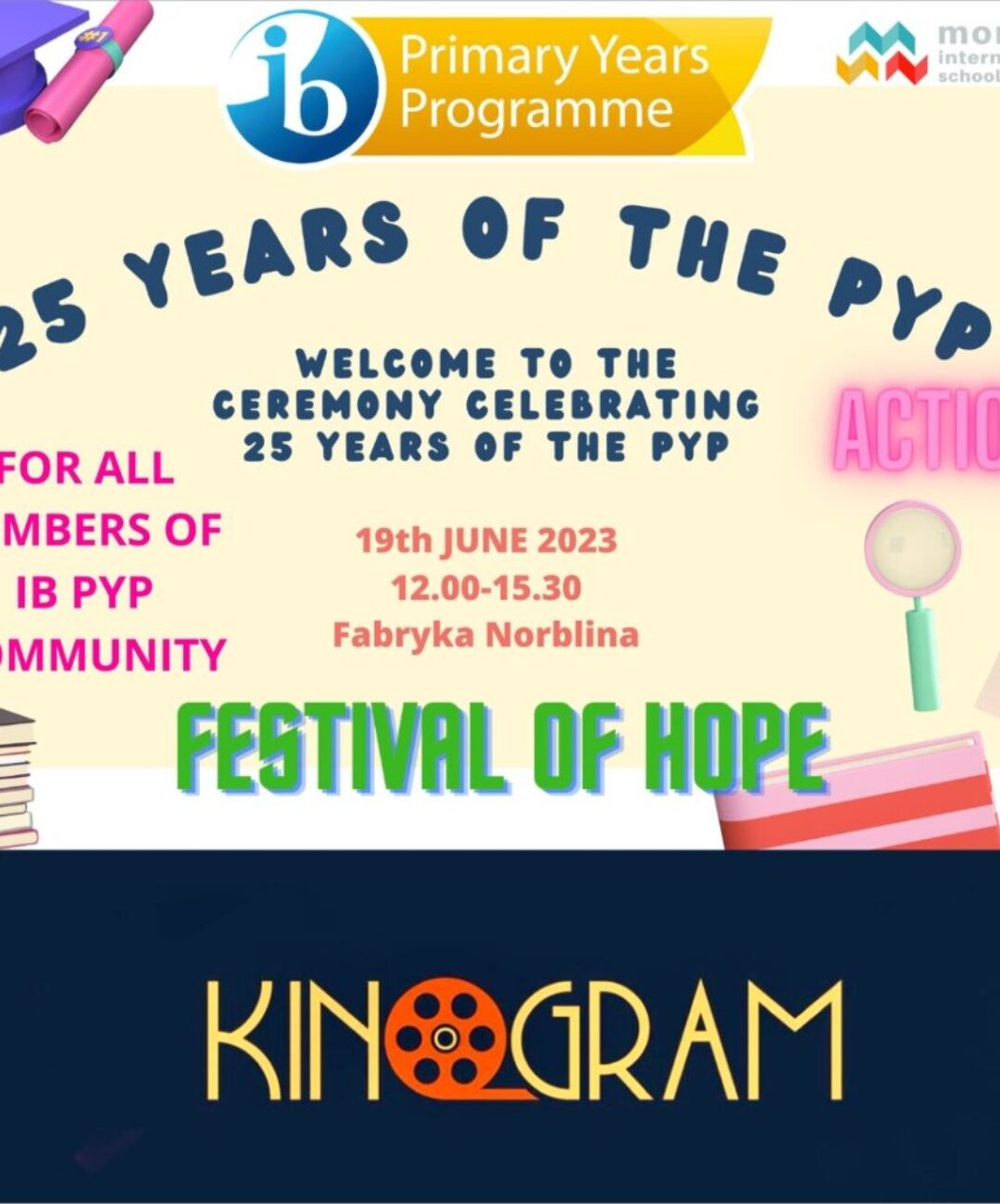 Gala 25-lecia Primary Years Programme w kinie KinoGram