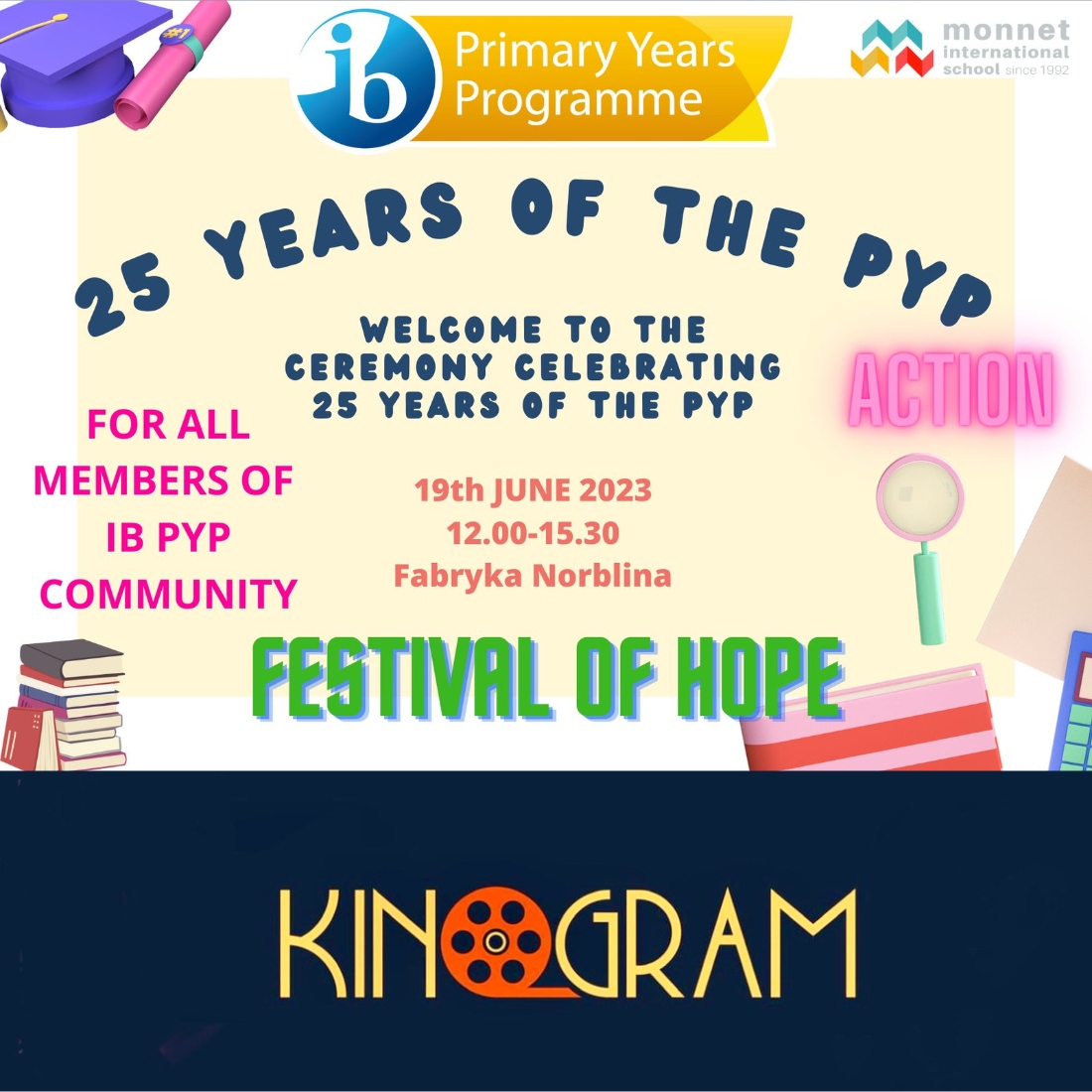 Gala 25-lecia Primary Years Programme w kinie KinoGram