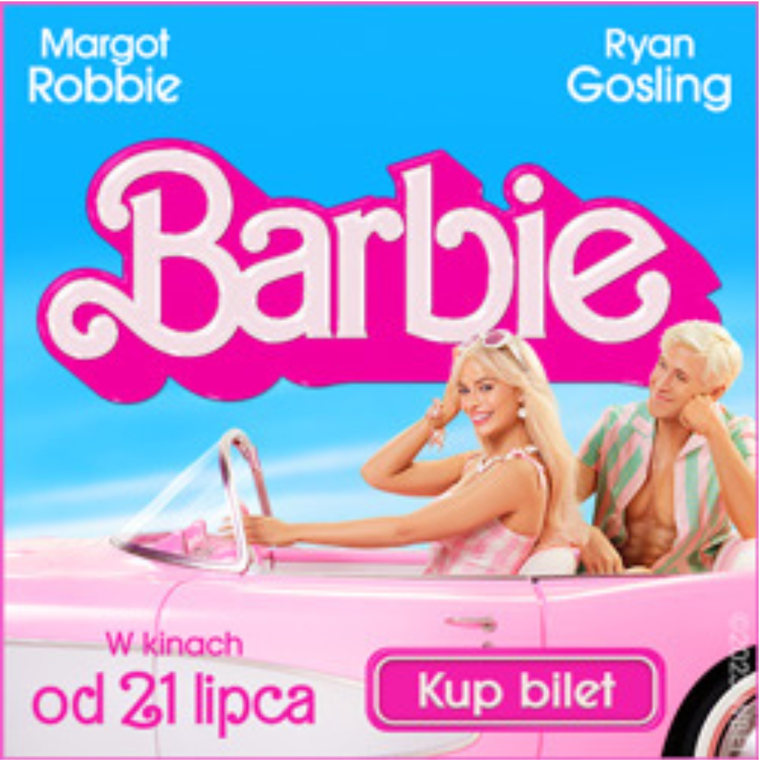 KinoGram na różowo – ruszyła przedsprzedaż biletów na „Barbie”!