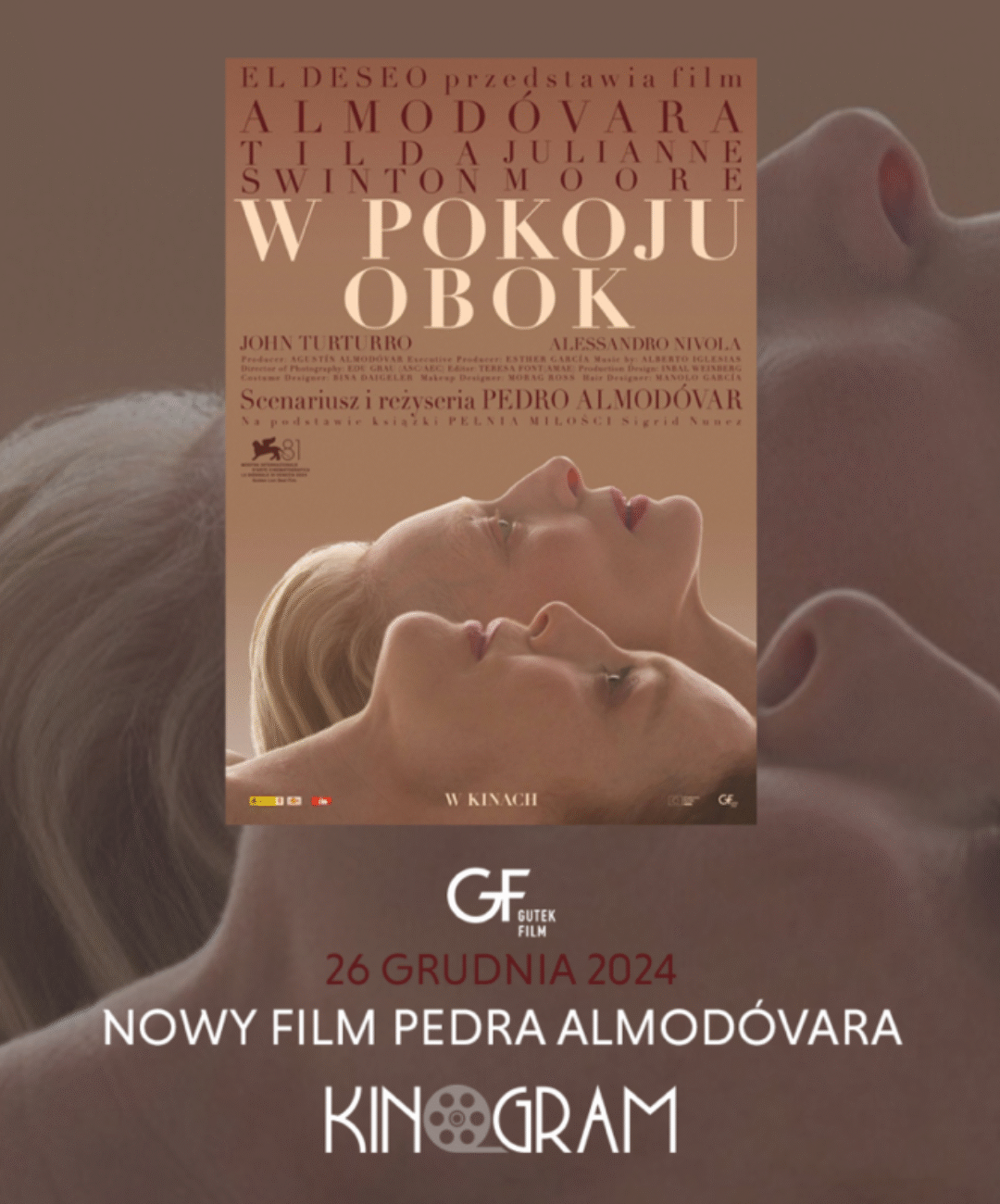 Almodóvar „W pokoju obok” – przedpremierowo!