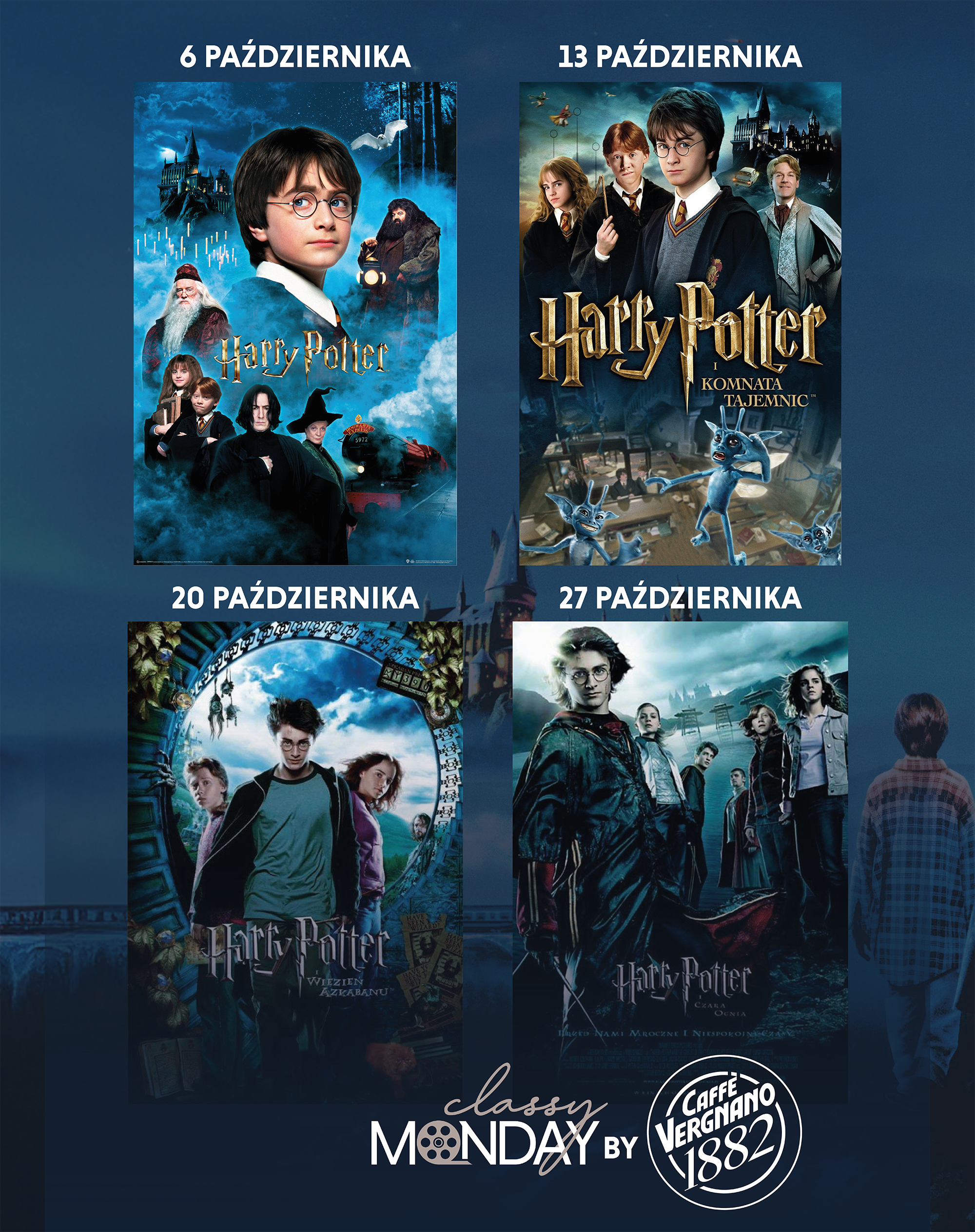 Harry Potter wraca do Kina Kinogram tej jesieni! – CLASSY MONDAY by Caffè Vergnano